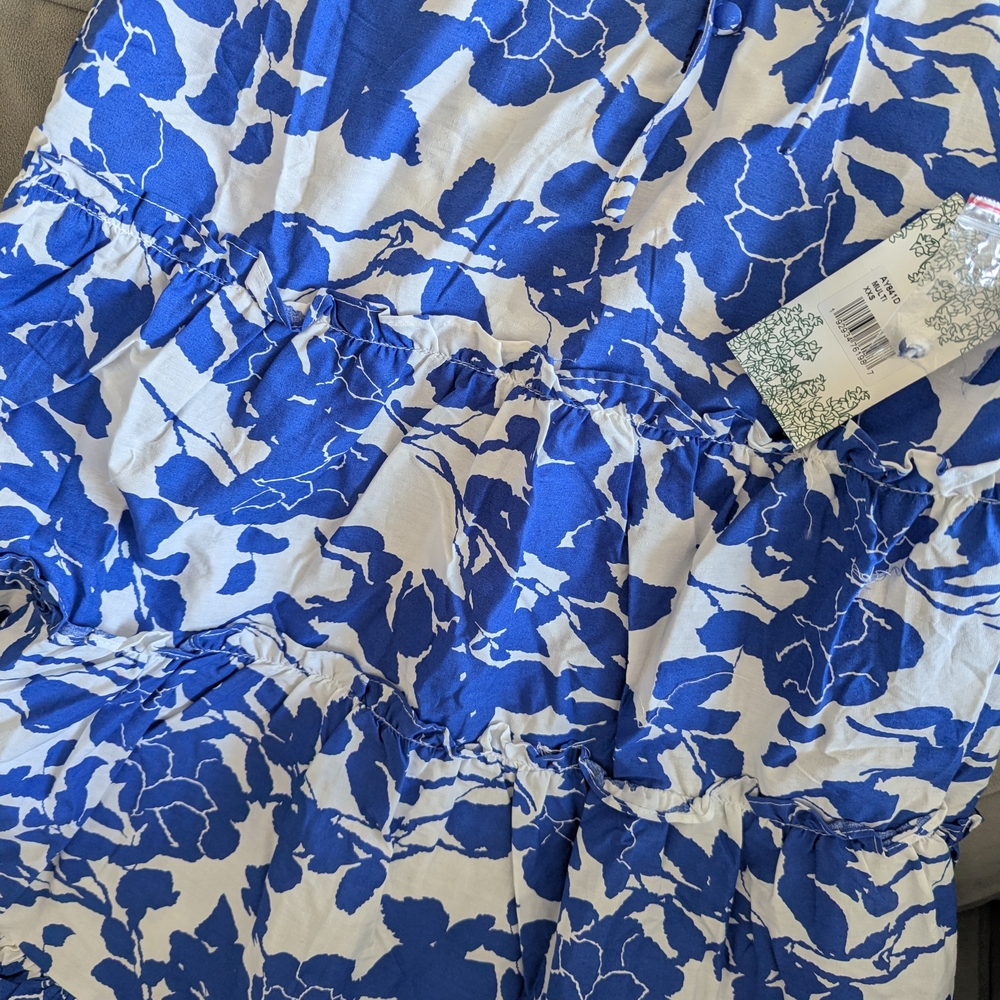 Tuckernuck Blue and White Floral Mini Dress - Picture 4 of 4